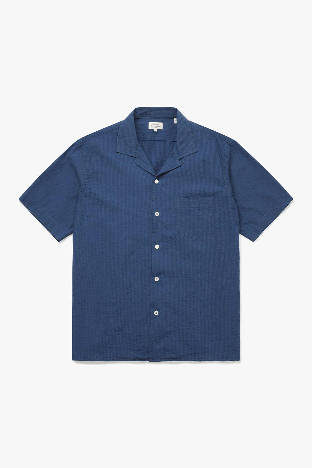 코튼 포켓 테일러드 카라 반소매 셔츠 BB14011 03