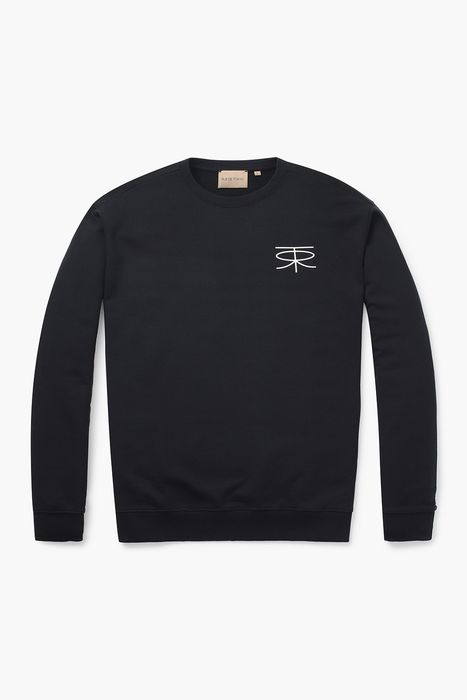 TIM MONOGRAM 코튼 크루넥 긴소매 티셔츠 999 027 07 0031BOW