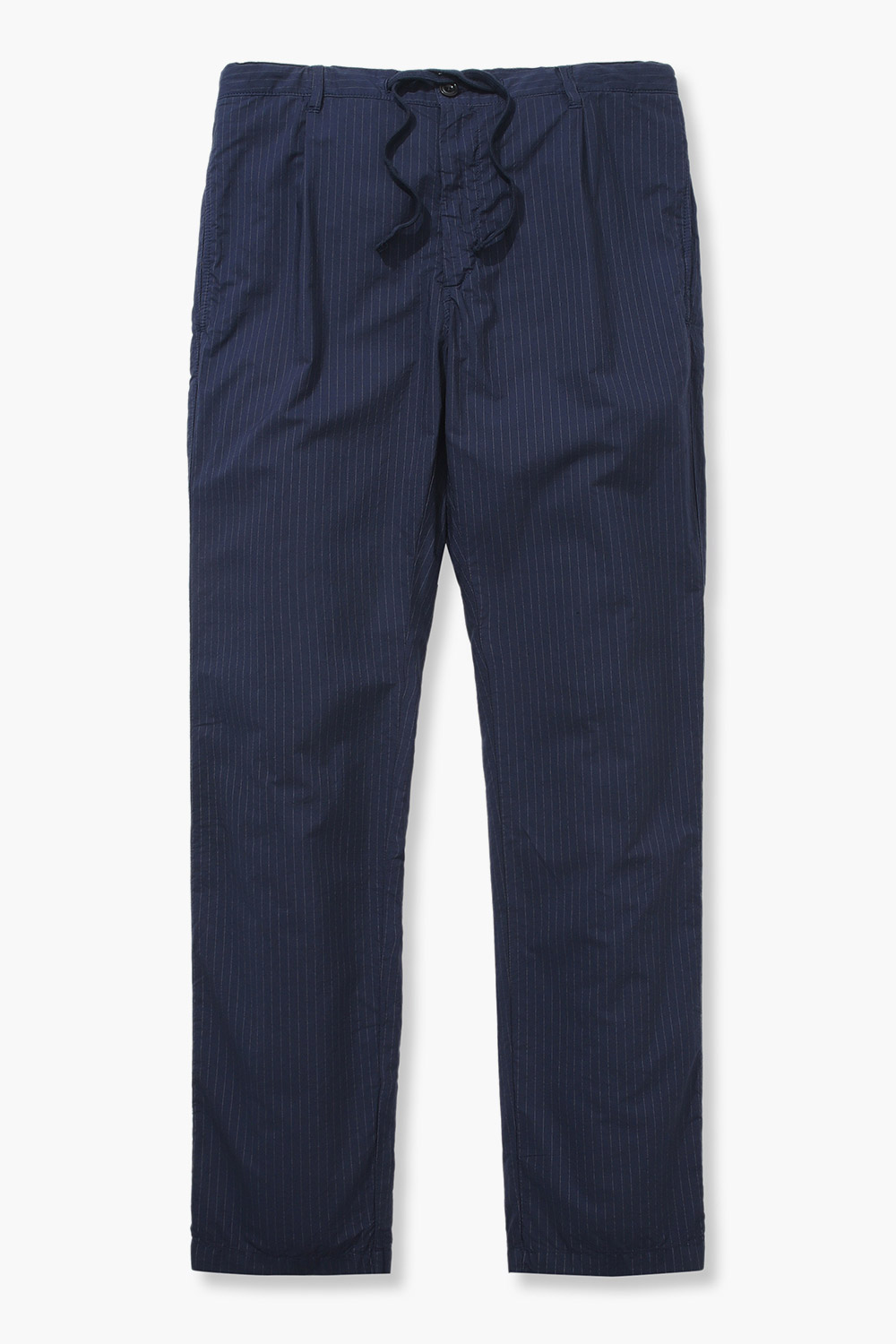 TANKER 코튼 스트라이프 드로우스트링 세미와이드 팬츠 BB56116 105