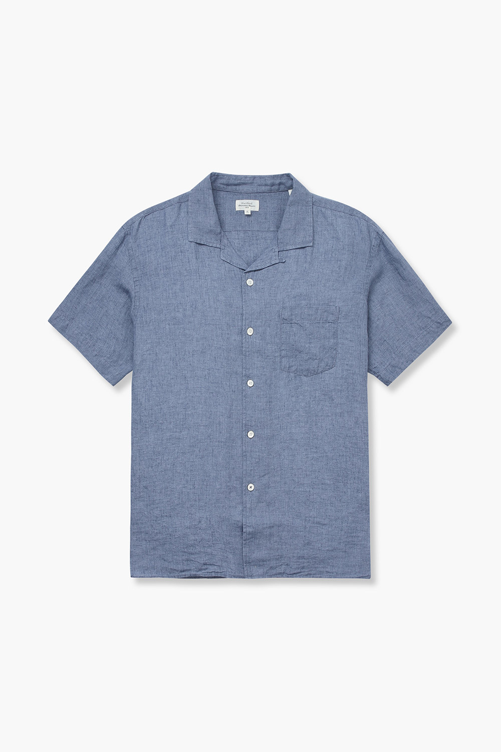 린넨 포켓 테일러드 카라 반소매 셔츠 BB14017 01