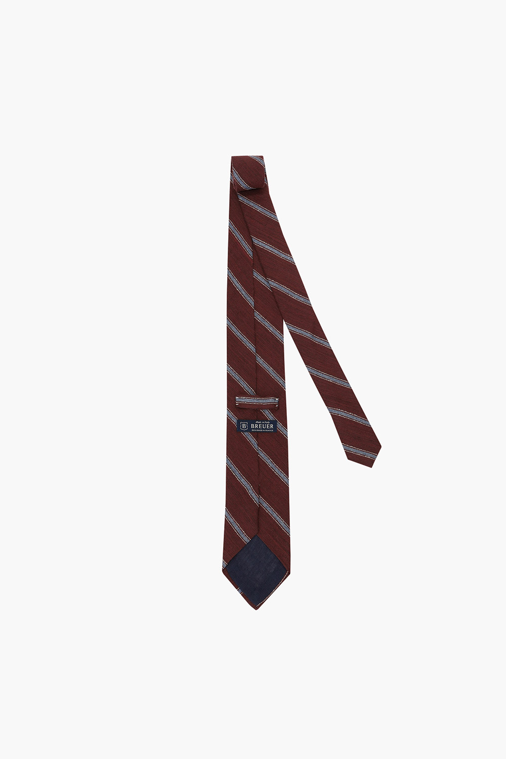 울 실크 혼방 스트라이프 넥타이 03121H905603