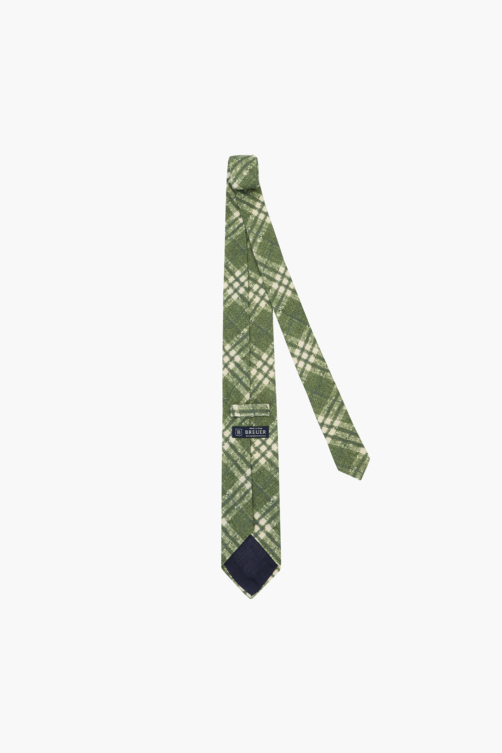 울 실크 혼방 타탄 체크 넥타이 02117H919005