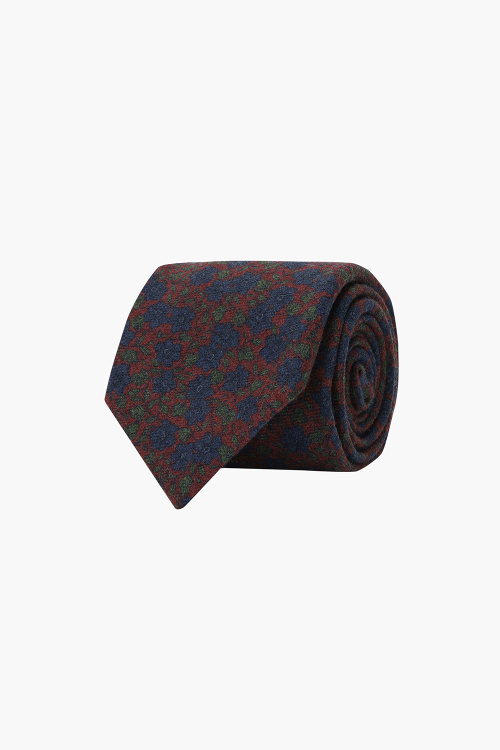 울 기하학 패턴 넥타이 03022H820201