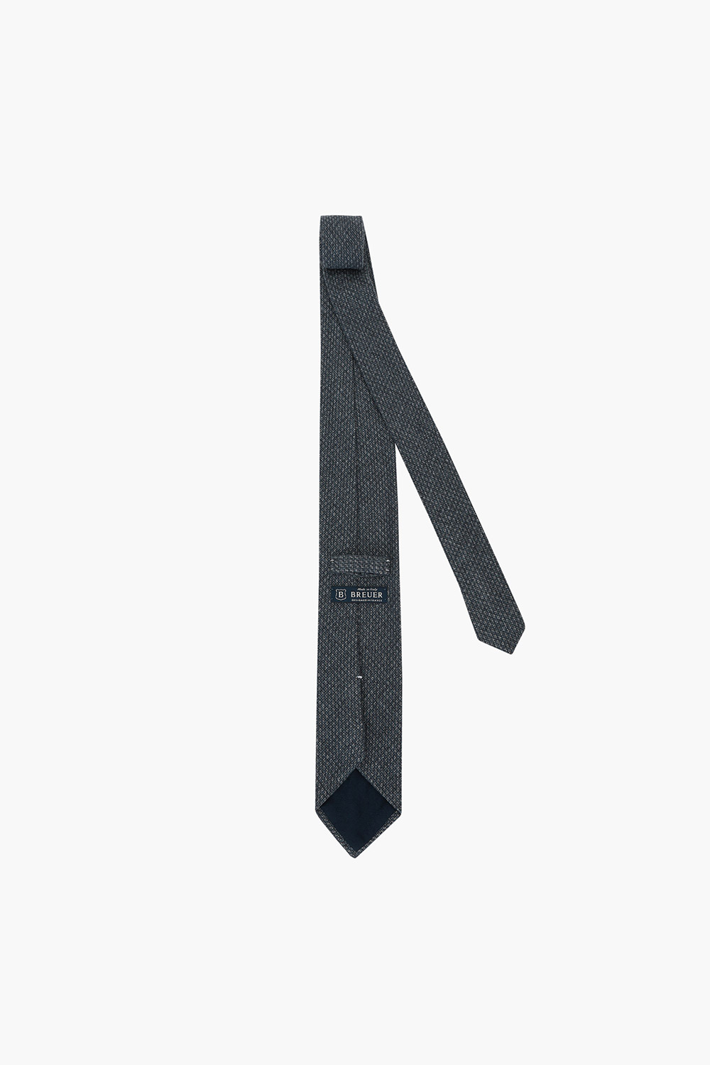 울 실크 혼방 깅엄 체크 넥타이 02117H821604