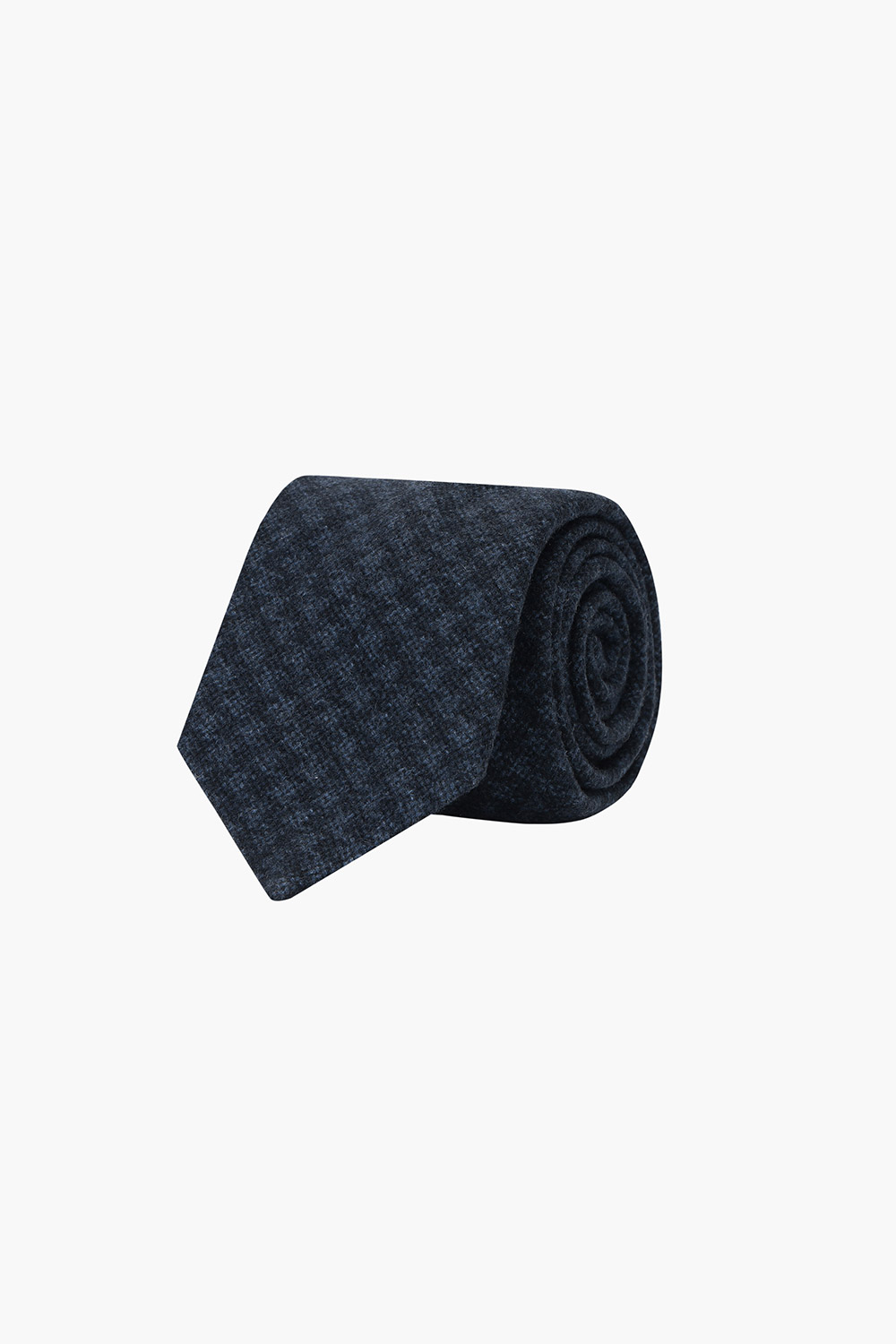 울 실크 혼방 자수 패턴 넥타이 02117H821204