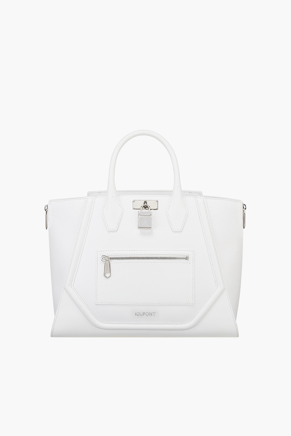 24 리비에라 미디움 토트백 화이트/실버 N1RV262WH1