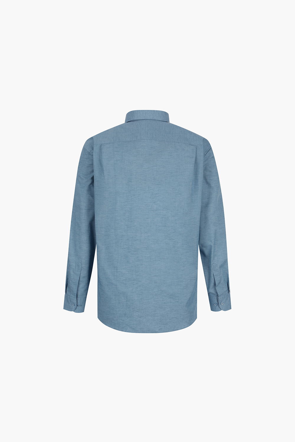 린넨 혼방 솔리드 165 비즈니스 셔츠 블루 SE5SM11LS165SBU