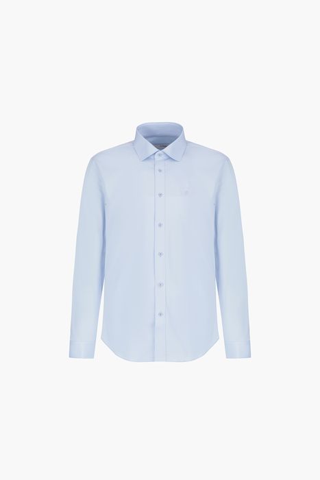 스트레치 솔리드 362 컴포터블 셔츠 블루 SE5SM21LS362SBU