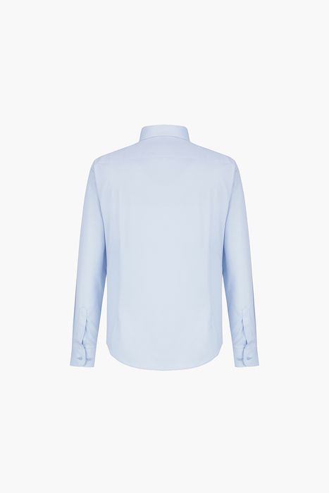 스트레치 솔리드 362 컴포터블 셔츠 블루 SE5SM21LS362SBU