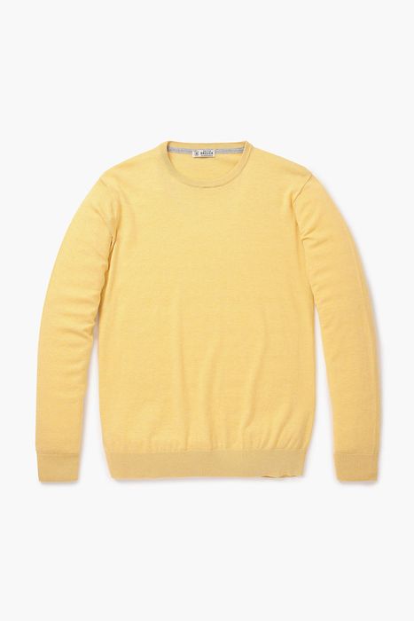 코튼 크루넥 긴소매 니트 BR601NCP452911