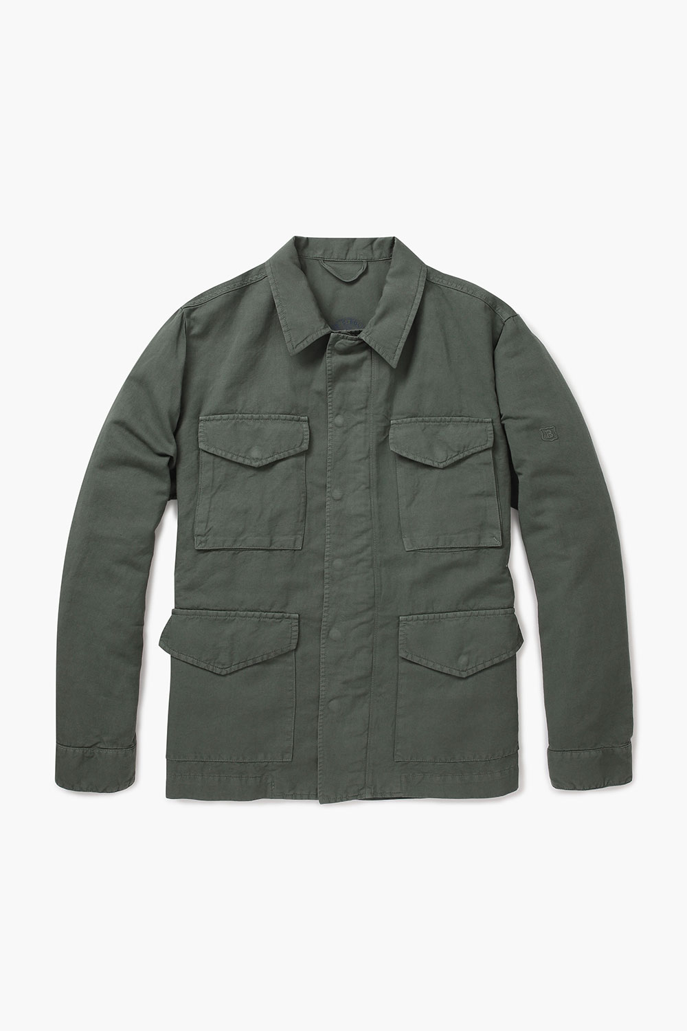 면 혼방 워크웨어 카키 캐주얼 자켓