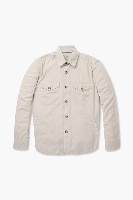 코튼 버튼 다운 투 포켓 셔츠 CA140P344009