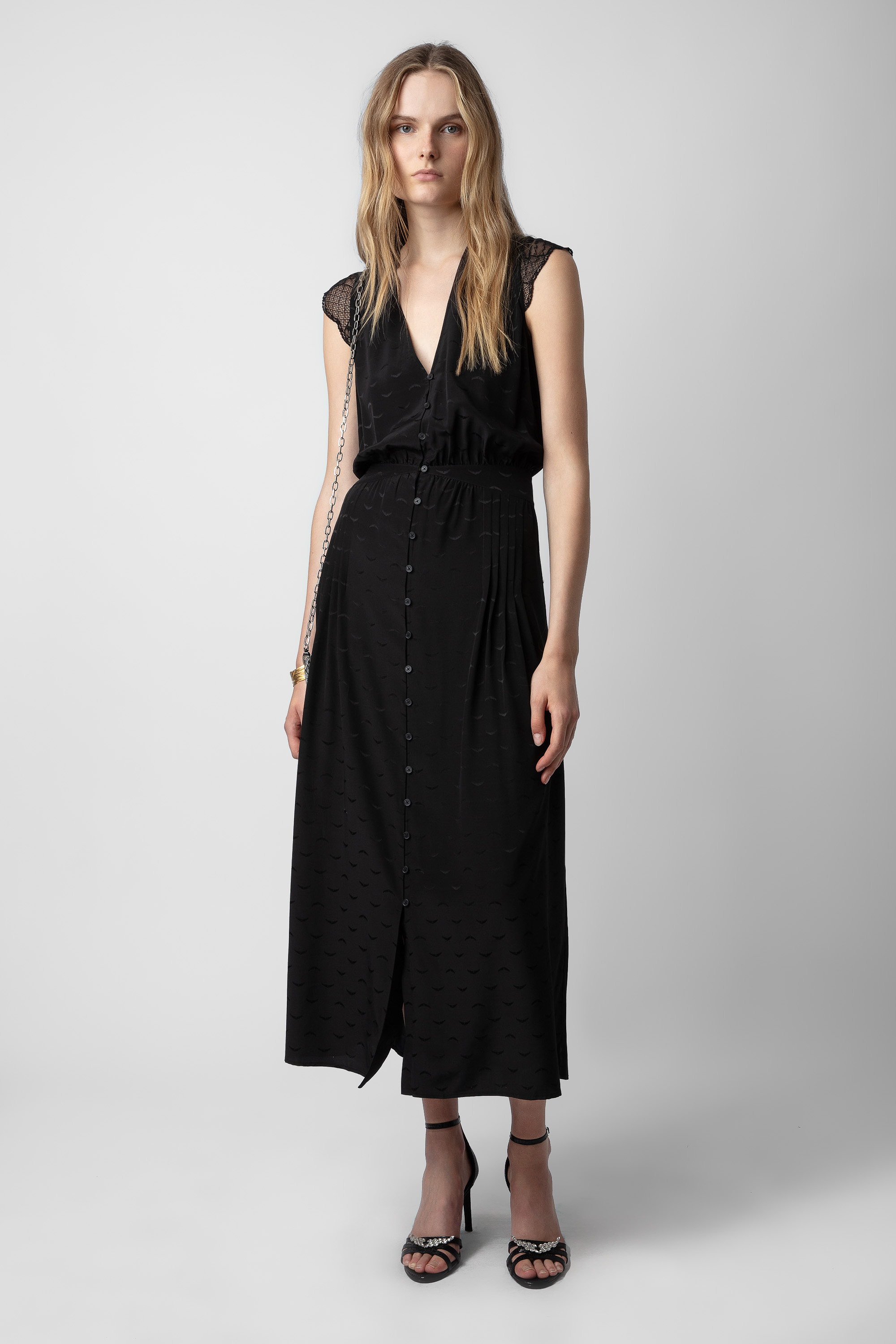 Rolanys Silk Jacquard Dress