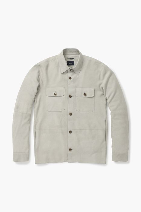 고트스킨 셔츠형 캐주얼 자켓 4S166U33PEL58397