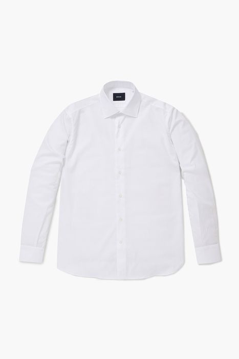 코튼 베이직 도비 셔츠 MIC601W001