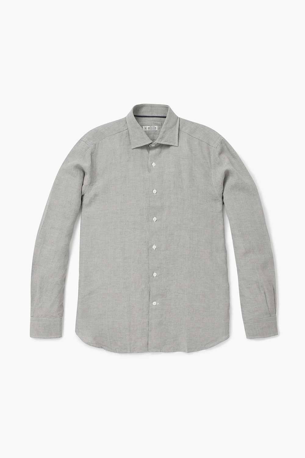 린넨 베이직 308 그레이 셔츠