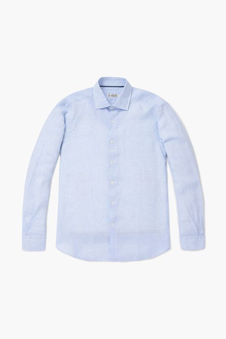 린넨 마이크로 하운드투스 셔츠 BE050P441003