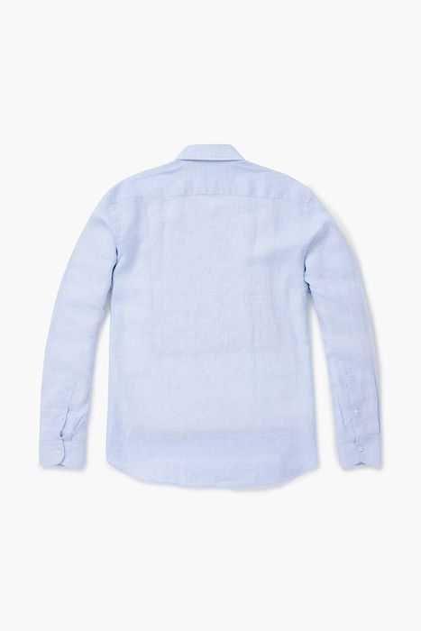 린넨 마이크로 하운드투스 셔츠 BE050P441003