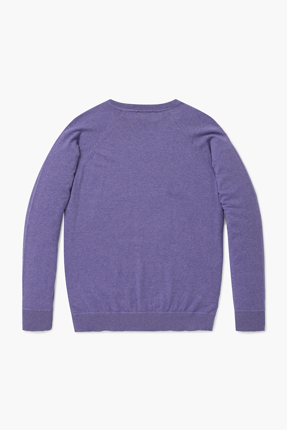 코튼 크루넥 103 퍼플 긴소매 니트