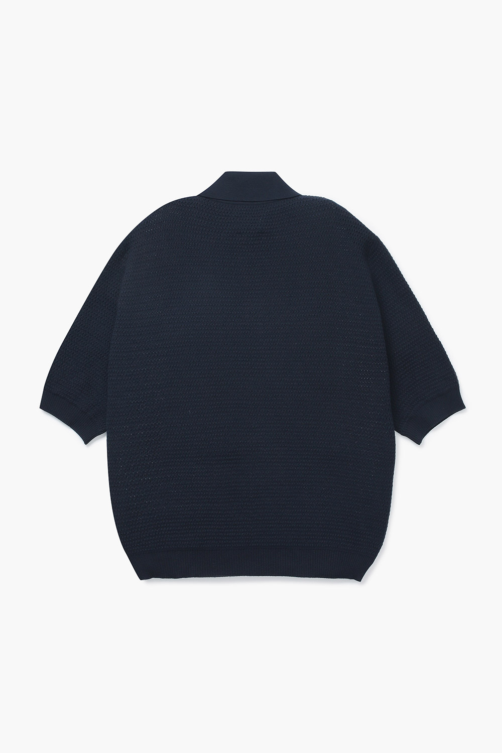 HONEYCOMB 코튼 폴로 반소매 니트 MA40 ORGANIC NAV