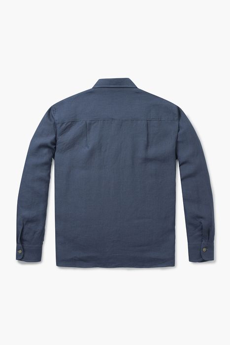 린넨 투 포켓 오버사이즈 셔츠 CH32 BELGIAN PAB