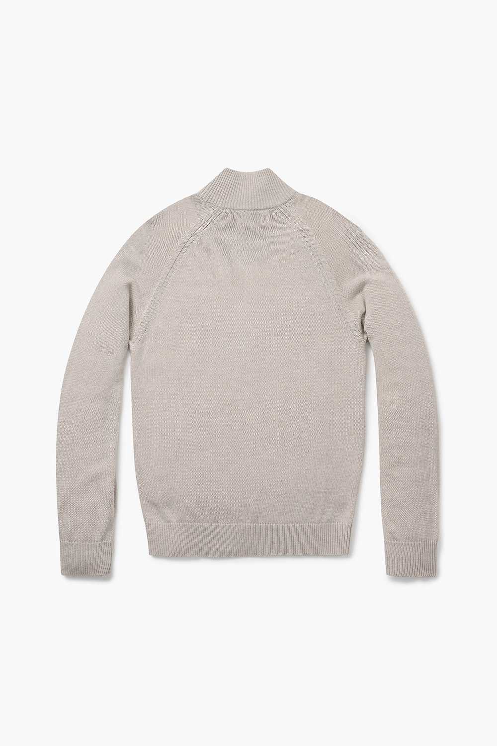 TRUCKER 캐시미어 하프 집업 긴소매 니트 BBS1318 02