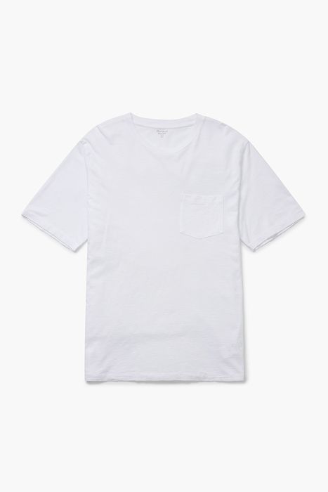 코튼 포켓 크루넥 반소매 티셔츠 BB70303 01
