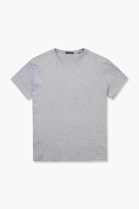 코튼 베이직 크루넥 반소매 티셔츠 66031UBP462602