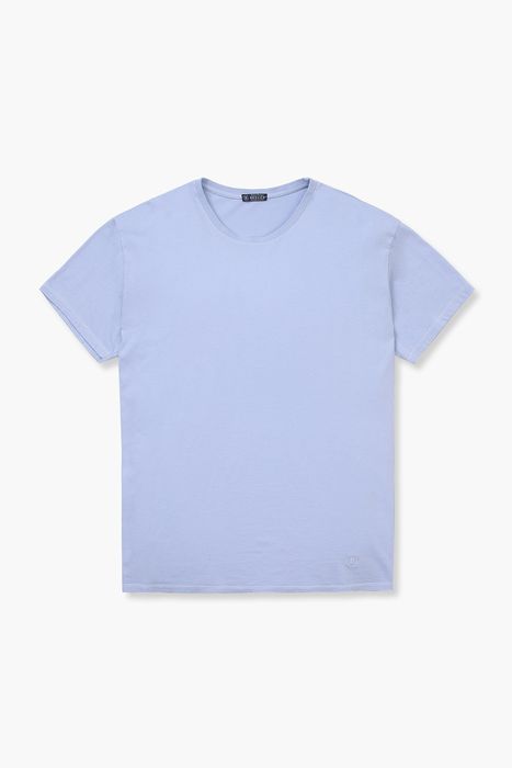 코튼 베이직 크루넥 반소매 티셔츠 66031BP462515