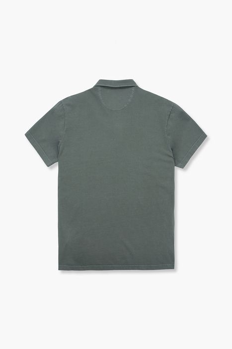 코튼 버튼 다운 포켓 반소매 티셔츠 69170P461810