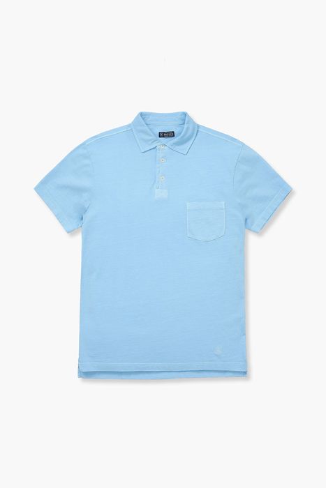 코튼 버튼 다운 포켓 반소매 티셔츠 69170P461814