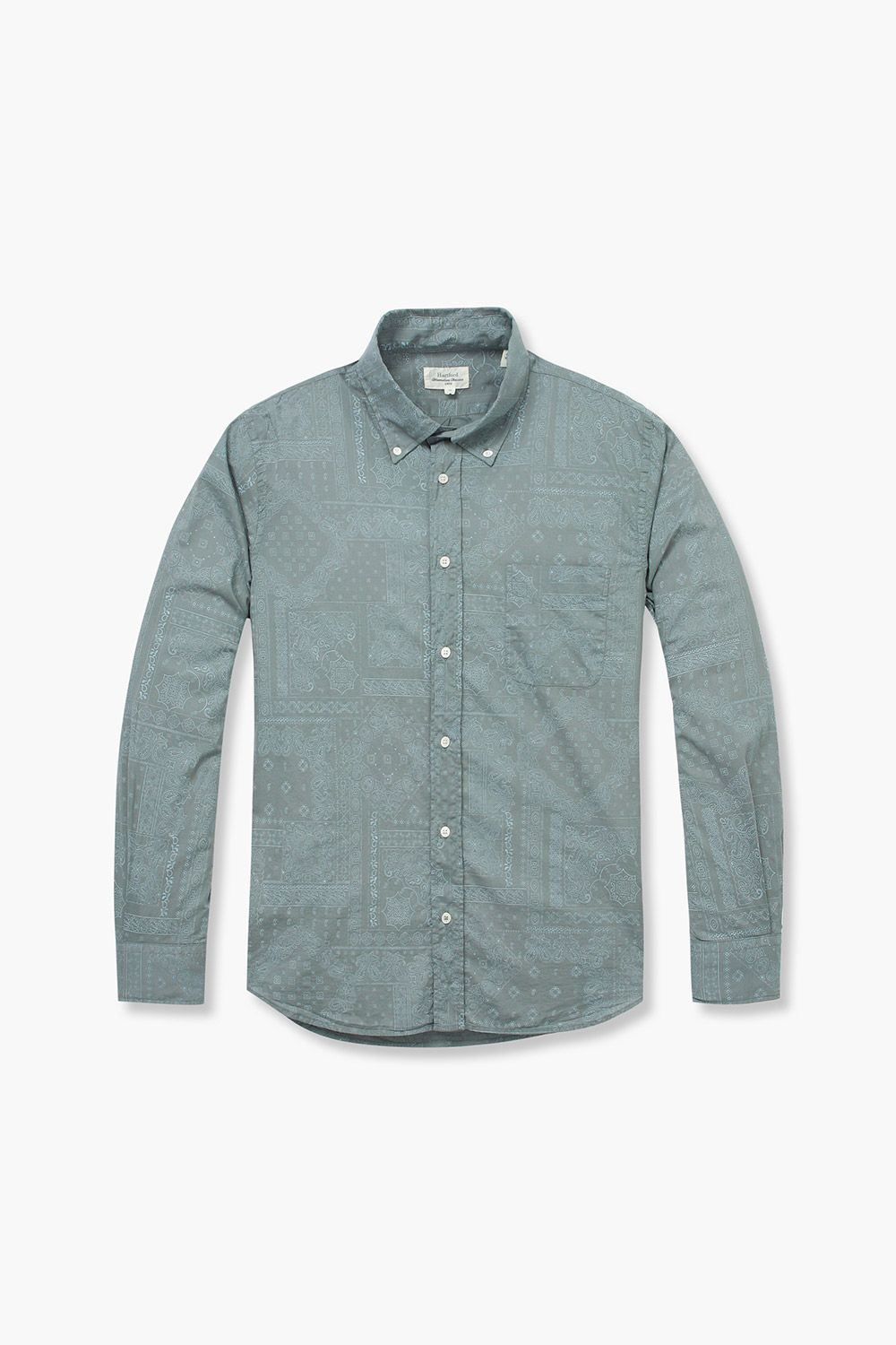 PITT 코튼 웨스턴 패턴 버튼 다운 카라 셔츠 BB07038 78