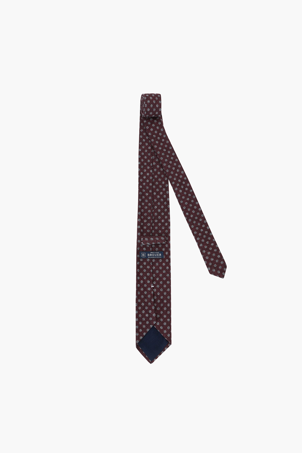 울 실크 혼방 도트 패턴 넥타이 02117H821302