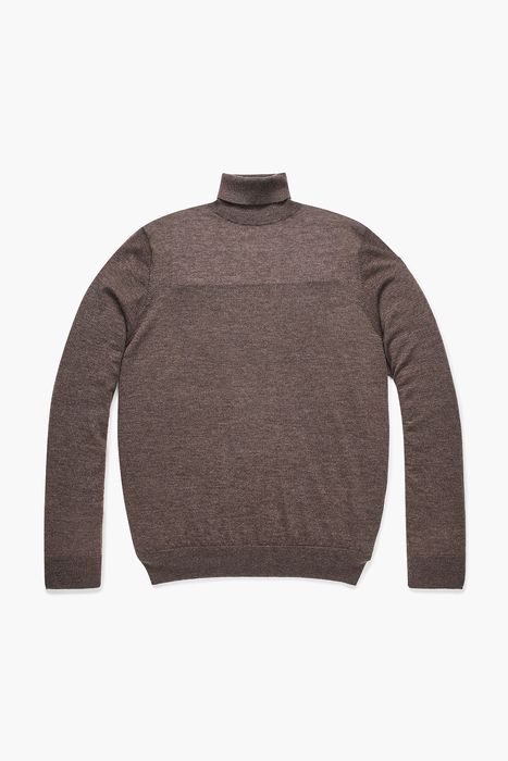WS 캐시미어 터틀넥 긴소매 니트 4F605BROWN
