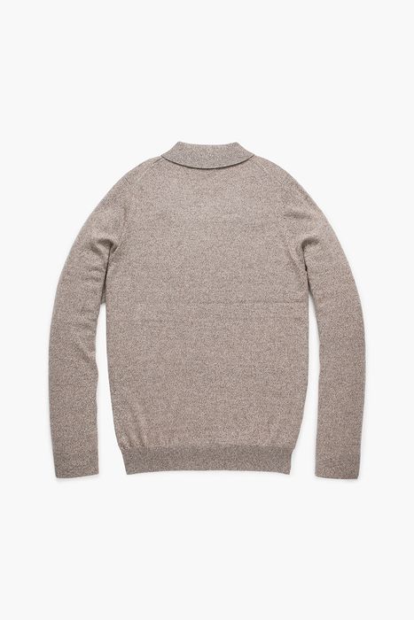 WS 캐시미어 폴로 긴소매 니트 4F603LTBROWN