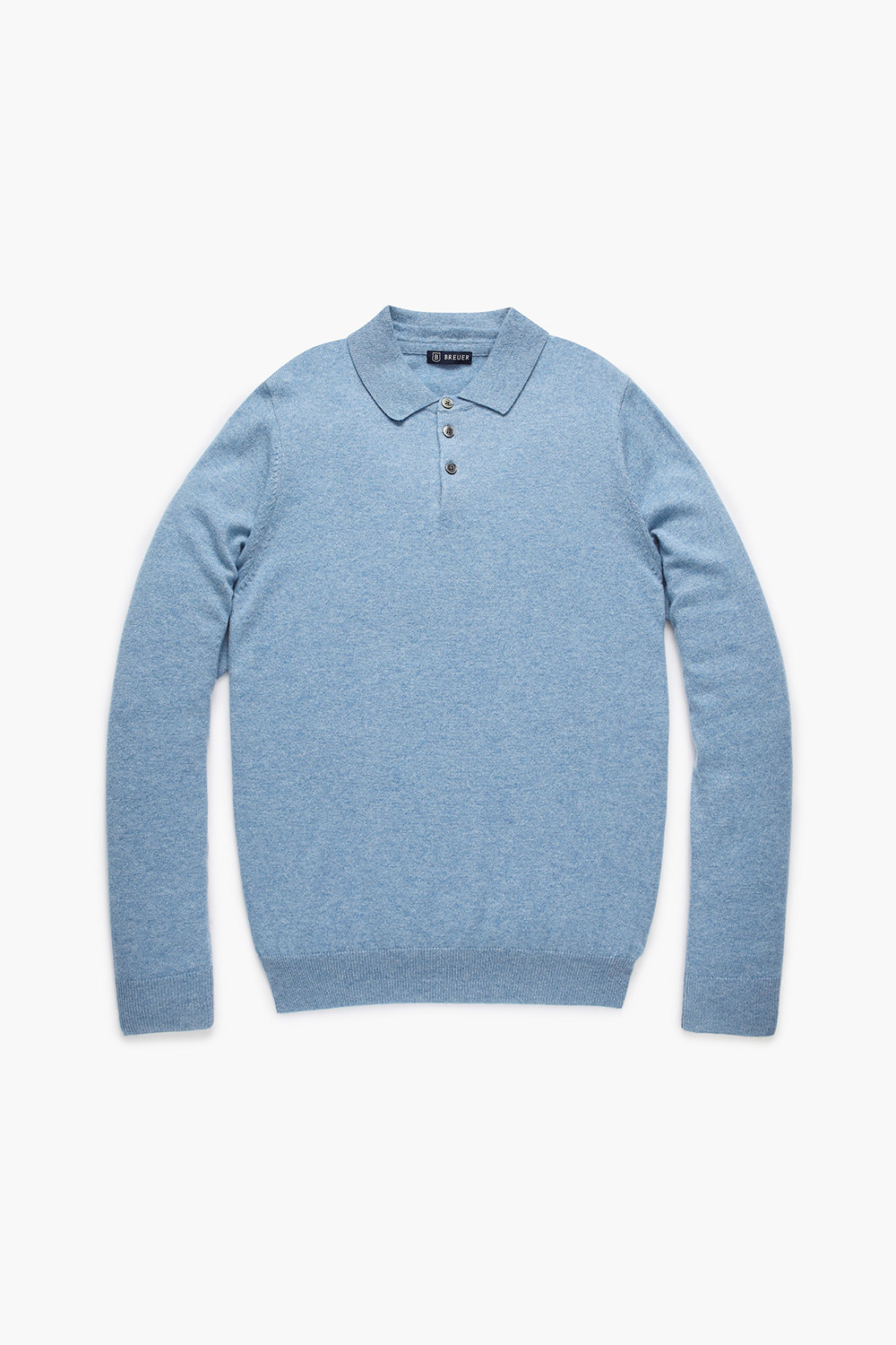 WS 캐시미어 폴로 긴소매 니트 4F602LTBLUE