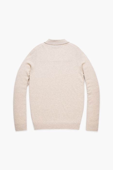 WS 캐시미어 폴로 긴소매 니트 4F602BEIGE