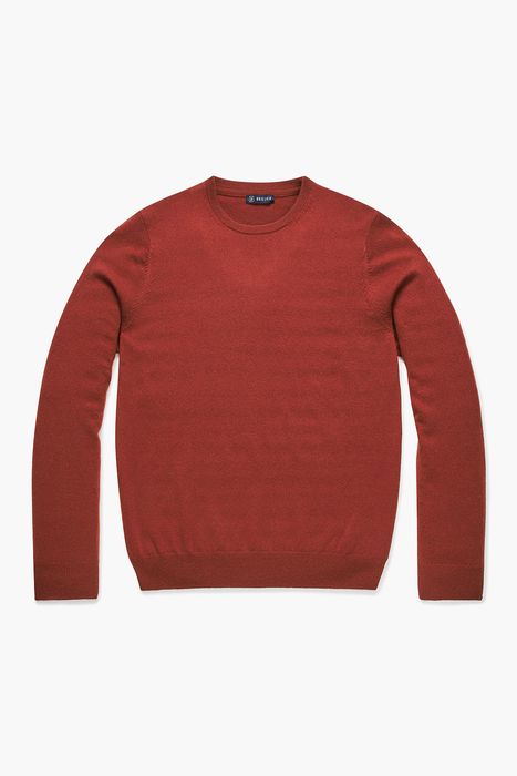 WS 캐시미어 크루넥 긴소매 니트 4F601DKORANGE