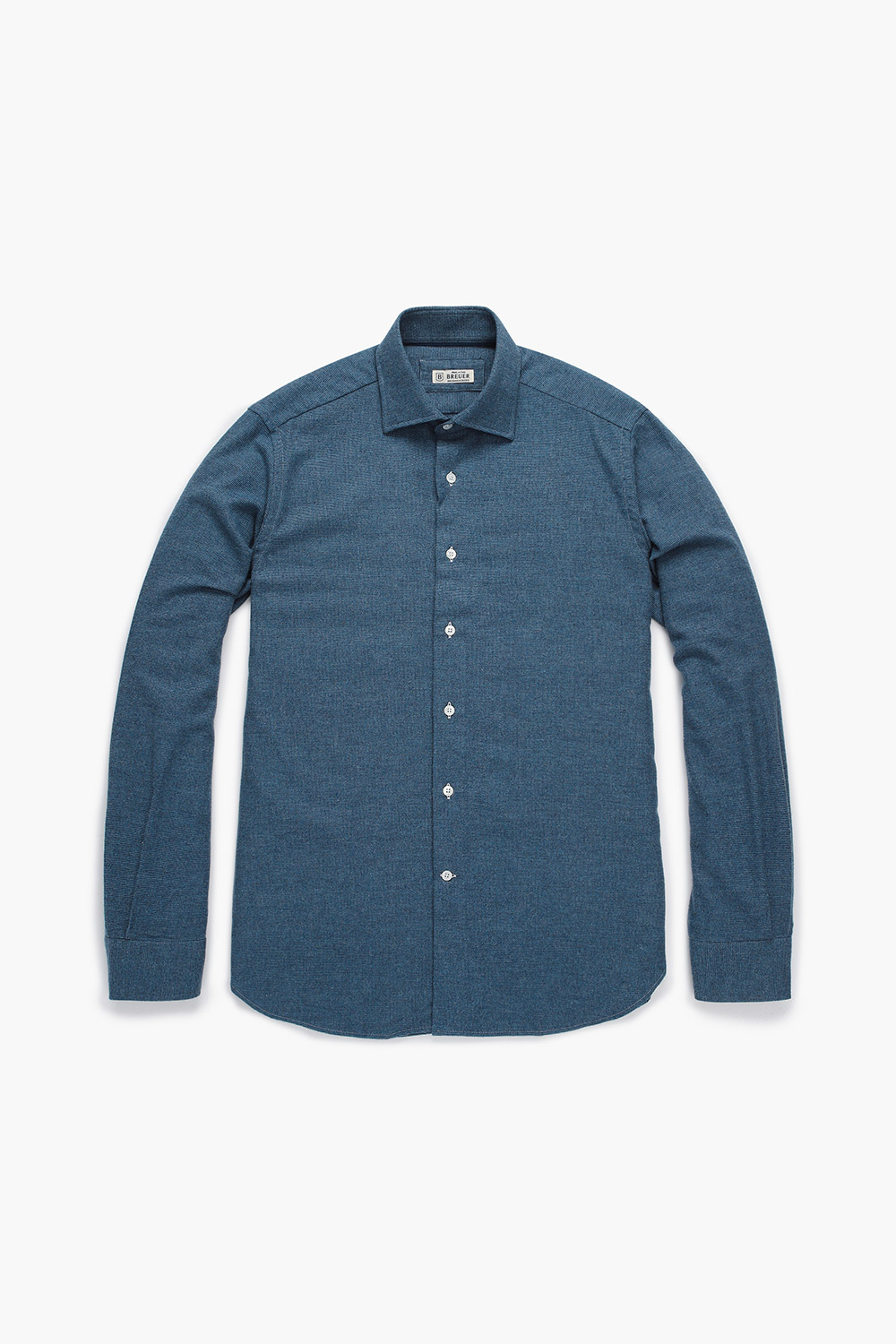 코튼 마이크로 하운드투스 플란넬 셔츠 BE150H440701