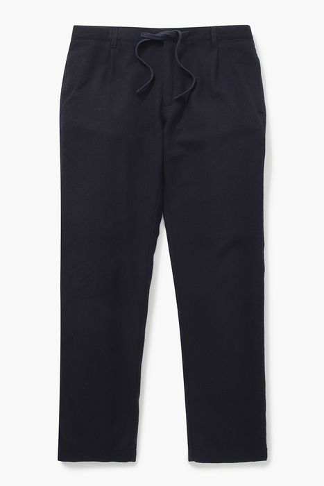 TANKER 울 혼방 드로우스트링 세미와이드 팬츠 BC5610701