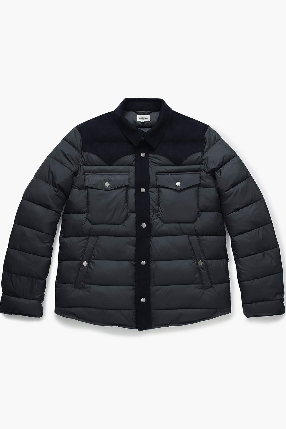 덕다운 투 포켓 패딩 점퍼 BCF112301