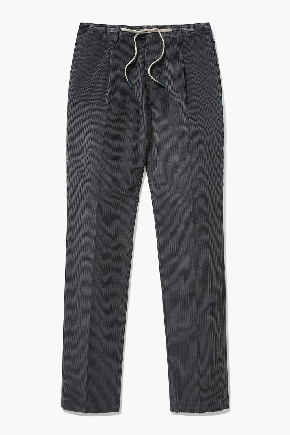 CASMIK 코튼 드로우스트링 코듀로이 세미와이드 팬츠 4FCARIBE142311