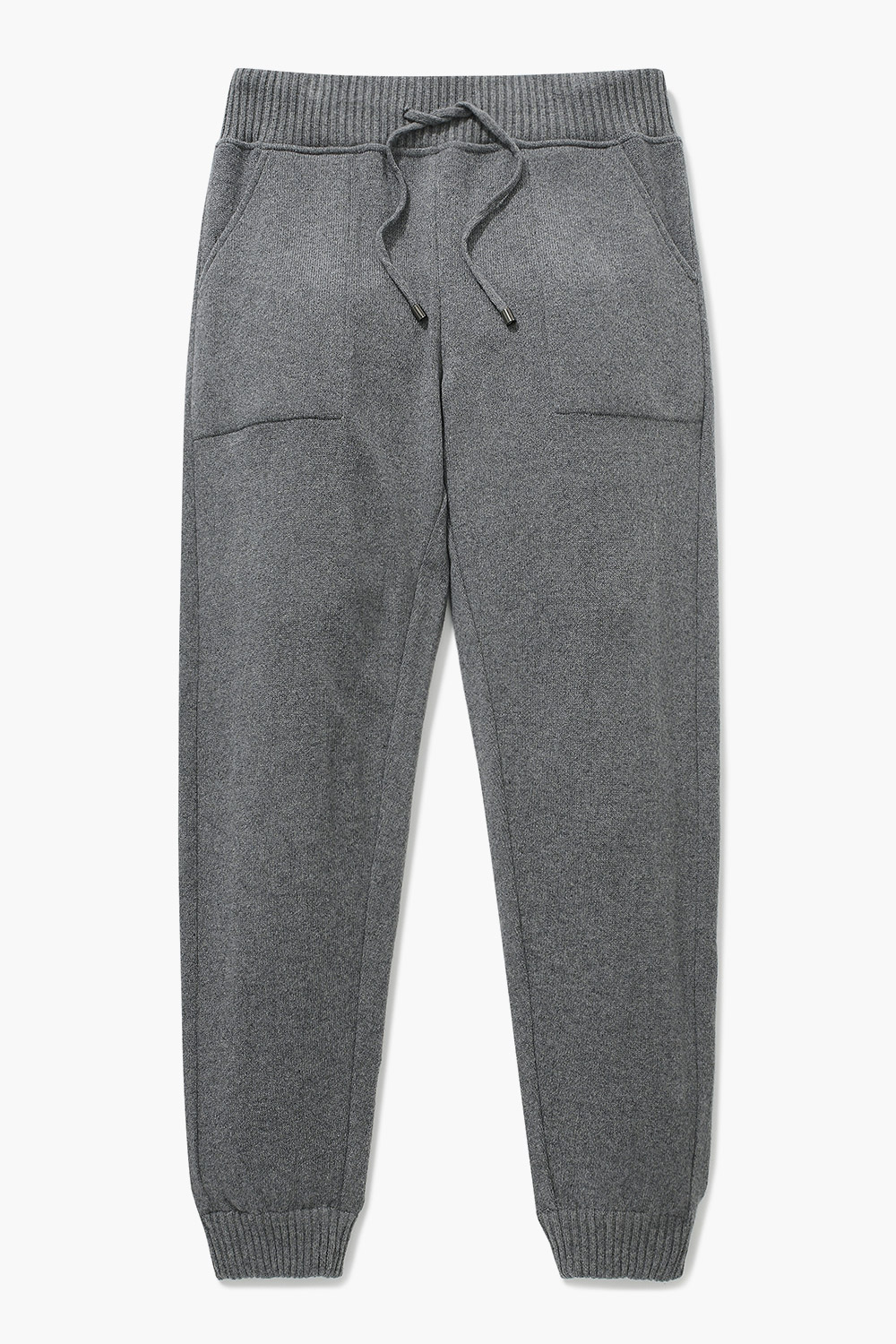 PANTALON 캐시미어 드로우스트링 조거 캐주얼 팬츠 BHR003H453809