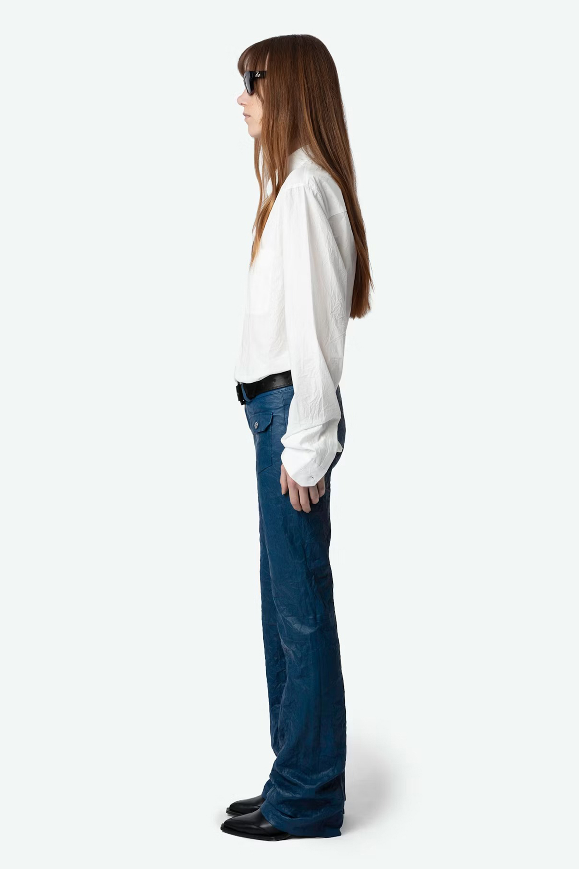 トリココムデギャルソン　レディース　クロップドラップパンツ　黒　ウエストゴム 新品上市- Codibook.