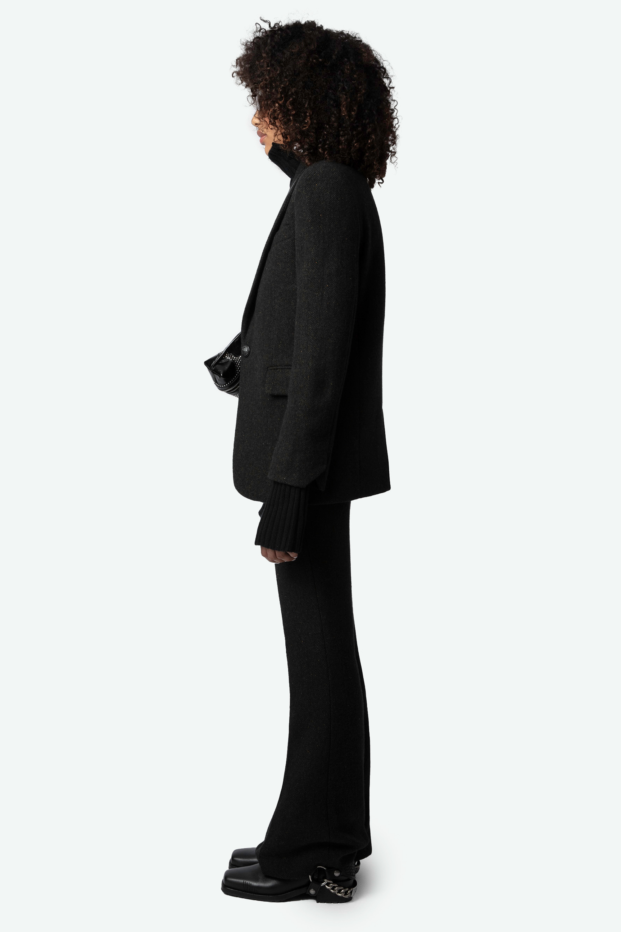 Prevy Chevron Wool Pants