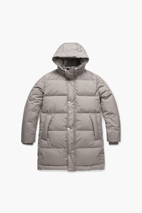 구스다운 후드 롱 패딩 점퍼 75T010SPRINT027