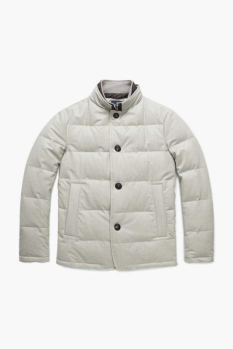 울 하이넥 숏 패딩 점퍼 75T009BISVITALIS002