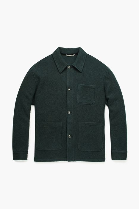 WORK 울 셔츠형 103 다크그린 캐주얼 자켓