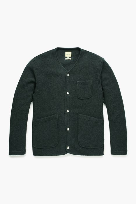 CAMARGUE 울 크루넥 가디건 VE3102BLUE GREEN