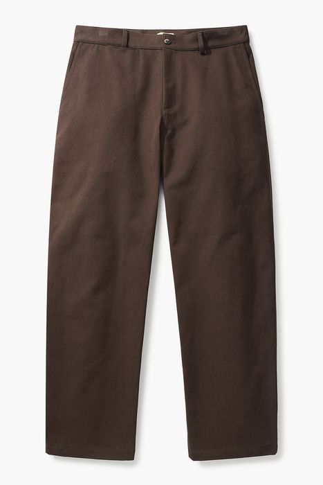 TROUSERS 코튼 벌룬 103 다크브라운 캐주얼 팬츠